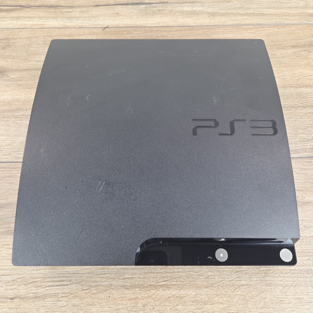 Sony PlayStation 3 Slim PS3 320GB Black Console Gaming System CECH-2501B Tested - Picture 2 of 12